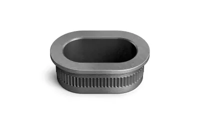 白色背景上的椭圆形带头FASTEKS压缩限制器。