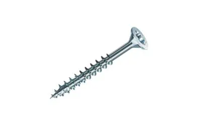 白色背景上的SPAX®木结构螺钉。