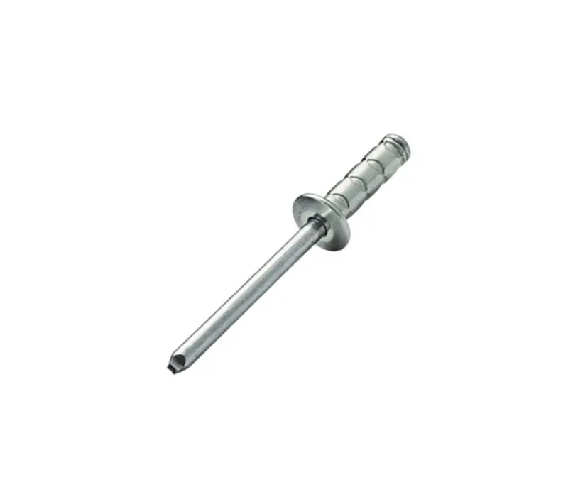 POP Multigrip抽芯铆钉，具有宽夹持范围，背景为白色。