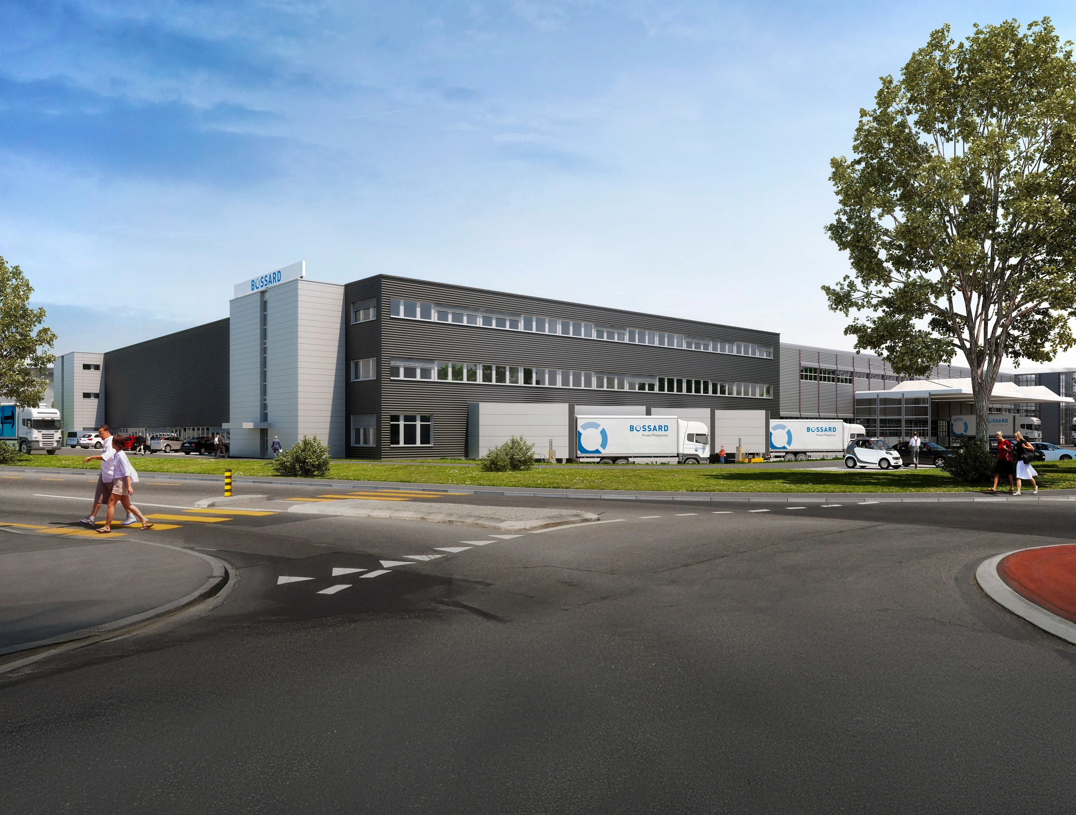 Bossard柏中位于瑞士楚格总部大楼