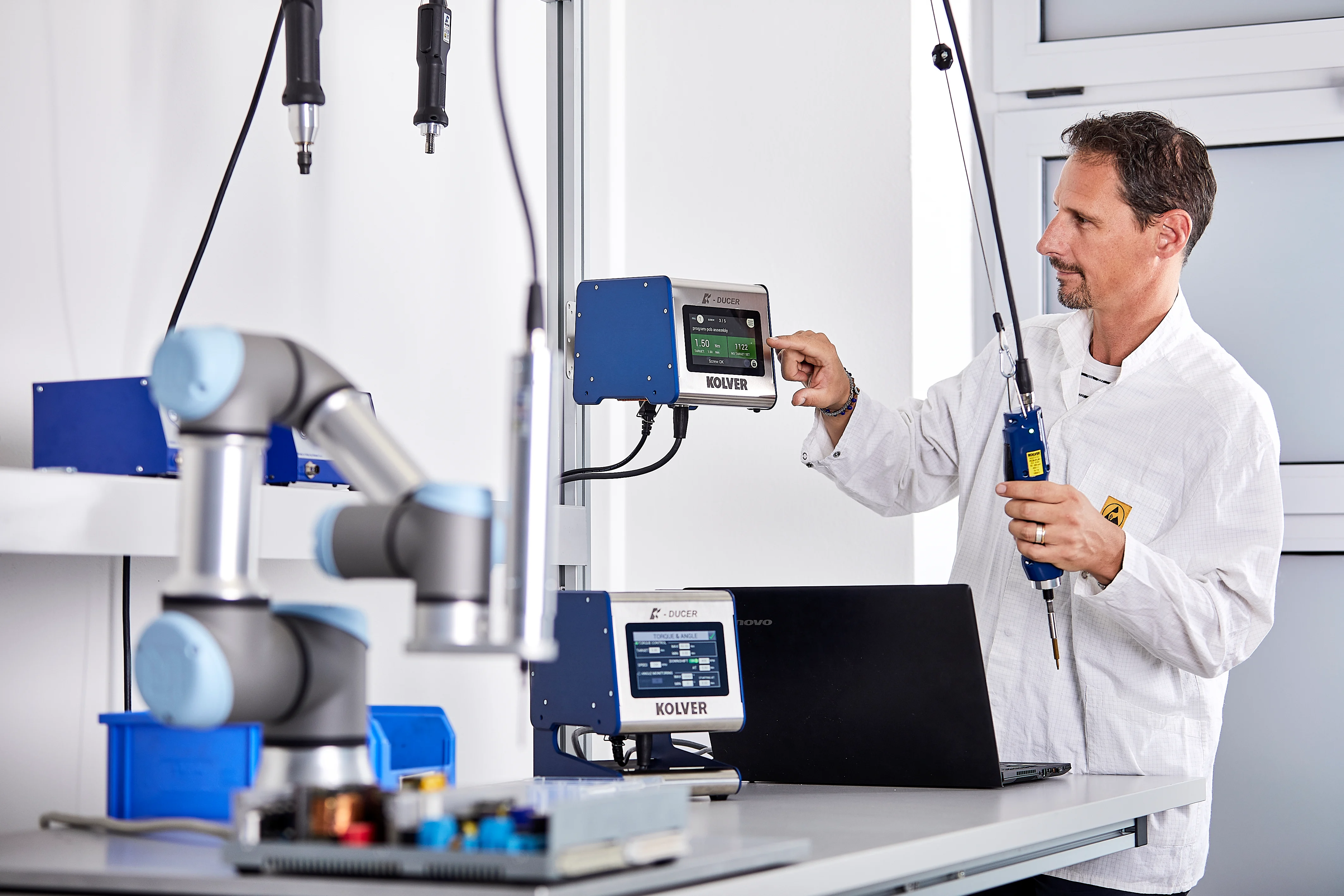 Kolver Straight screwdriver current controlled