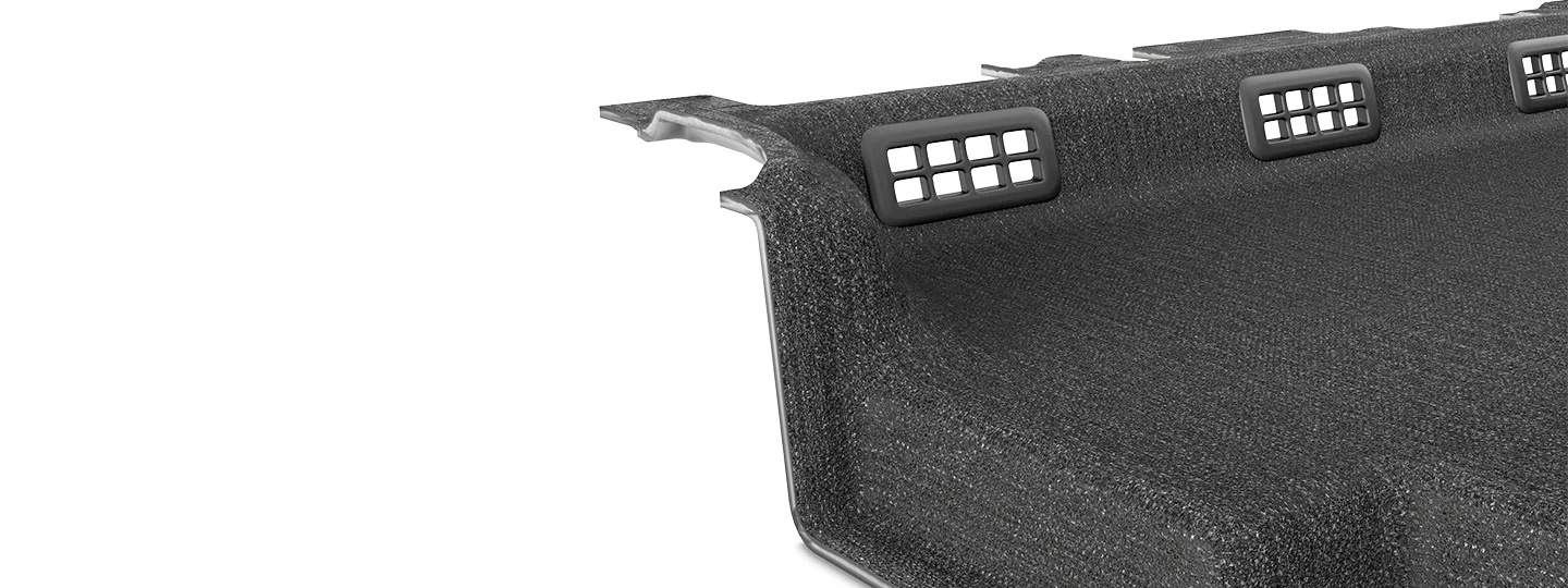 
连接汽车地毯中的功能部件。