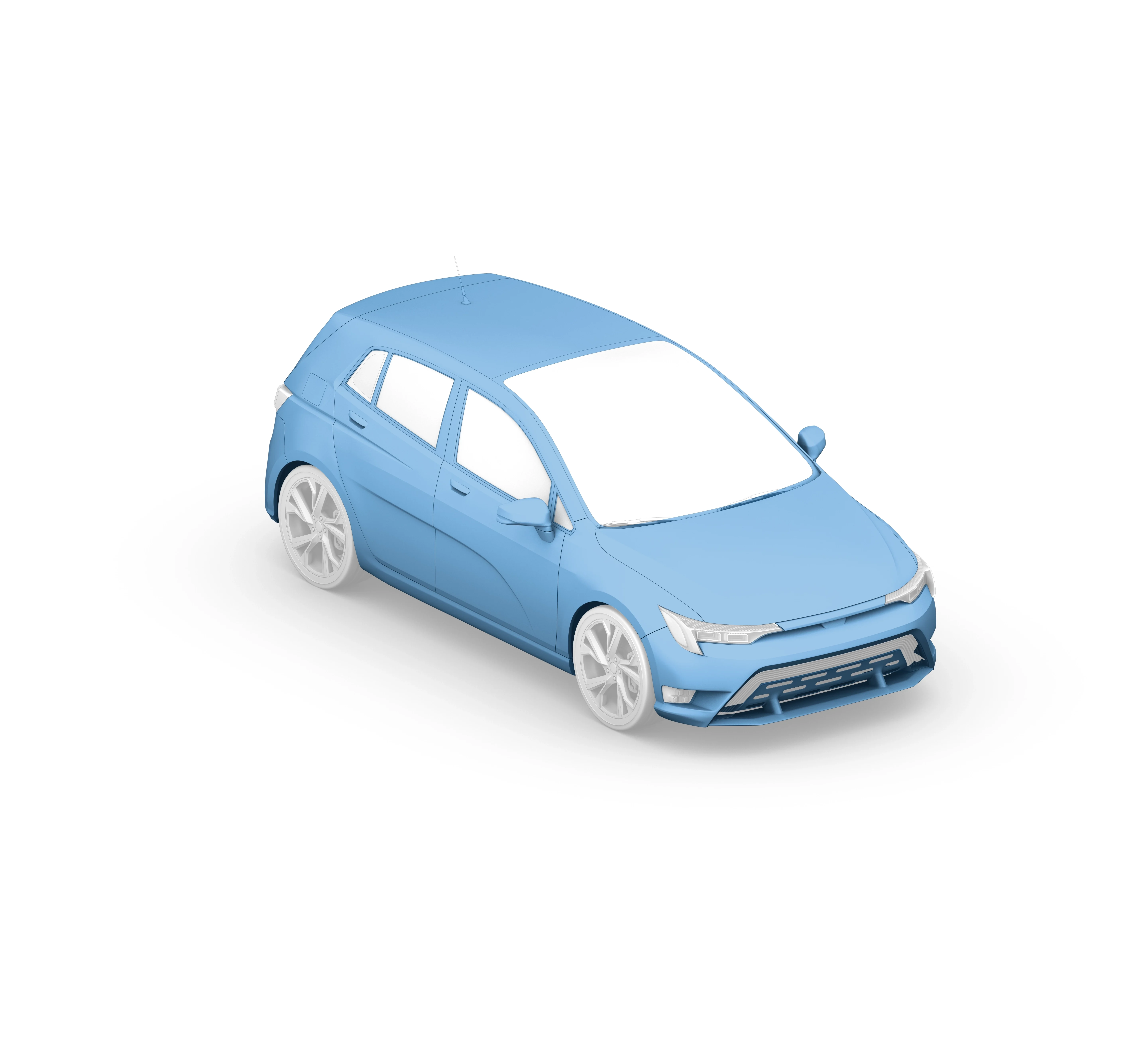 电动汽车外观视觉