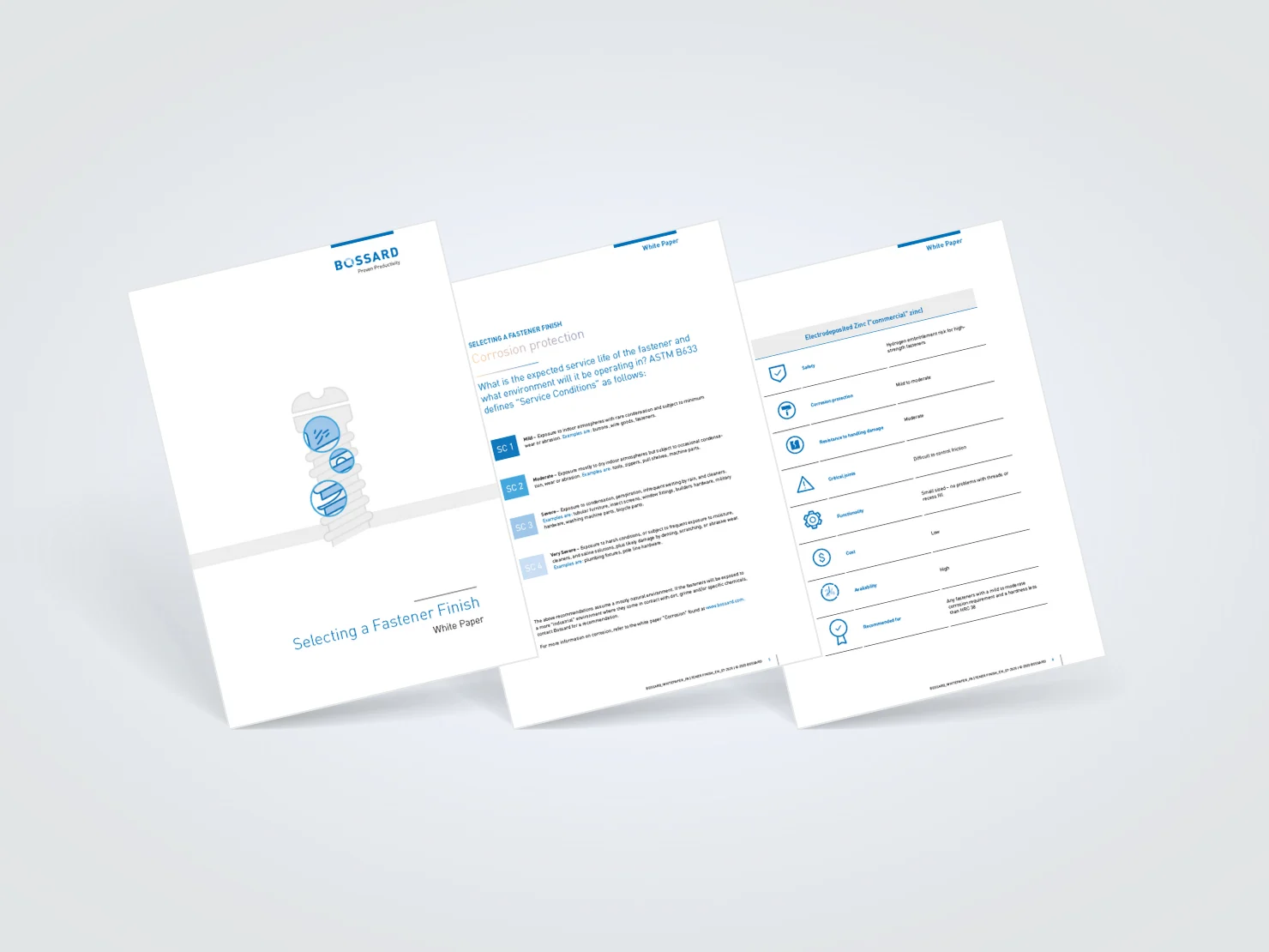 选择紧固件表面处理预览