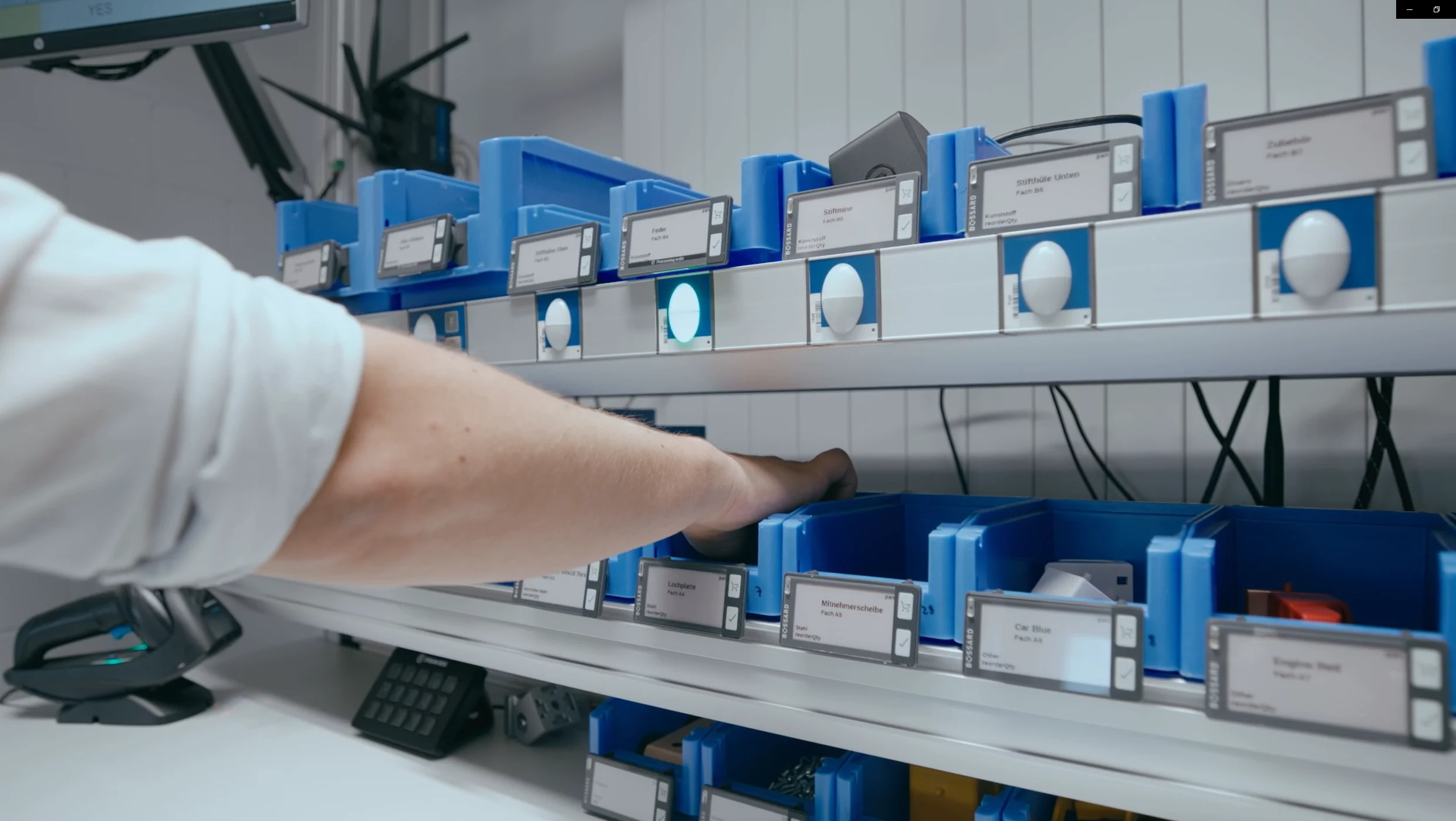 拣选灯工人指导